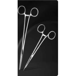 Total Length 240mm,SUS Hemostat Locking Forceps Straight with Full Serrated Jaws for Better Grip