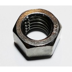 Hex Nut, Left Hand, M12 x 1.25, SUS 304
