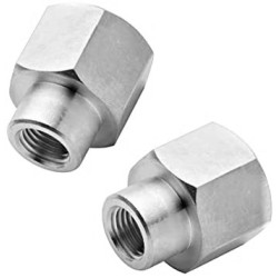 SUS Hex Reducer Nut M12 X M12 , Hex 30mm X Round Body OD20 X17mm