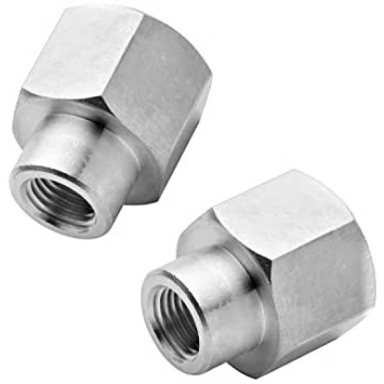 SUS Hex Reducer Nut M12 X M12 , Hex 30mm X Round Body OD20 X17mm