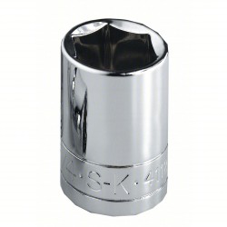 1/4 inch Dr, 16 mm Socket Size, 6-Point, Chrome , 5pcs/box