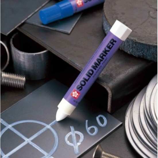 Blue,Solid Paint Marker ,Heat, Water, Fade Resistant, Heat Resistant-20 áµ’C to 200 áµ’C  ,12pcs/box