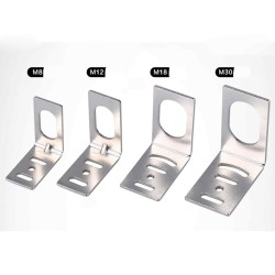 M12 Prox. Sensor Metal L-bracket 