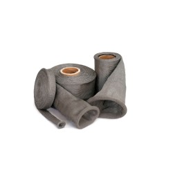 SMM45 FIBER KNITTED SUS STEEL SLEEVE,25METER/ROLL, MAXIMUM TEMPERATURE: 700 DEGREES CELSIUS