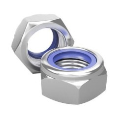 SUS Nylon Lock Nut , 8mm