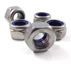 SUS Nylon Lock Nut , 8mm