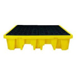 4-Way 4-Drum Spill Pallet,  *Local* ,1320 X 300mm