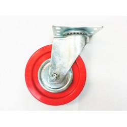 5" SWIVEL LOADING 140KG RED COLOR  WHEEL