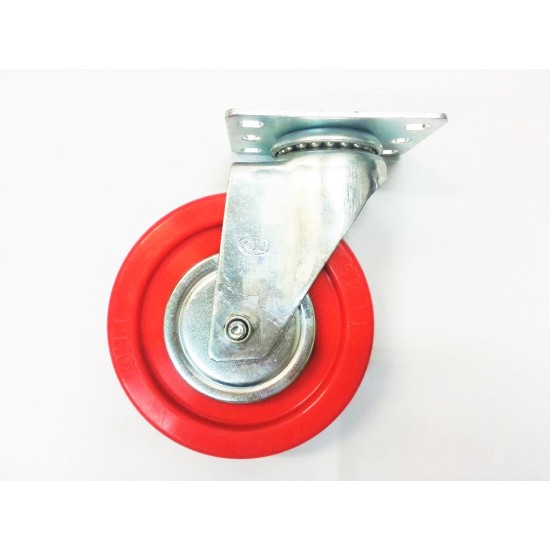 5" SWIVEL LOADING 140KG RED COLOR  WHEEL