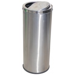 S/S ROUND RUBBISH BIN EVERSHINE 73LIT