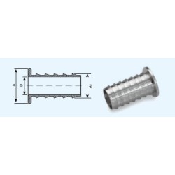 TUBING INSERT, SUS ,12 mm OD x 9 mm ID TUBING INSERT, SUS ,12 mm OD x 9 mm ID