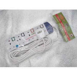 1 WAY 4 GANG 1.8 MTR CABLE SOCKET SET