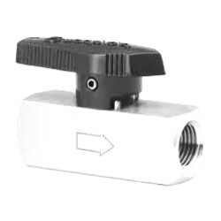 One Way,LOK SS316 V23 Plug Valve 1/4" NPT ,V23A-F-4N-S