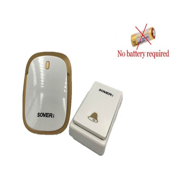 SB-100, WATERPROOF SELF POWERED DON'T NEED BATTERY WIRELESS DOOR BELL