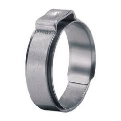 13/3 OET, SINGLT CLAMP, S/STEEL, 100PCS/box,,Size Range 10.6-12.6mm,