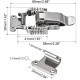 Total Length 68mm, Body 58mm Length X 36mm Width ,Height 12mm ,SUS Heavy Duty Toggle Latch