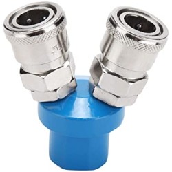 1 WAY 1/4" FEMALE THREAD ,ADAPTER C/W 20SM (2PCS) HI-COUPLE