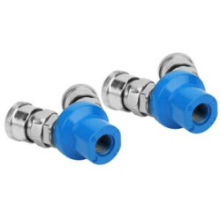 1 WAY 1/4" FEMALE THREAD ,ADAPTER C/W 20SM (2PCS) HI-COUPLE