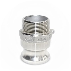 1 1/2" Adaptor Plug Male Thread ,SS 316