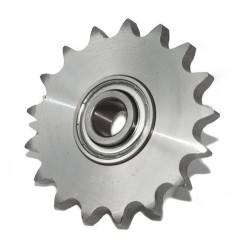 Grezenbach Conv SUS Sprocket , RS40 , 16T,Thickness 7.5mm X12mm, ID40mm, with Bearing 203KRR2