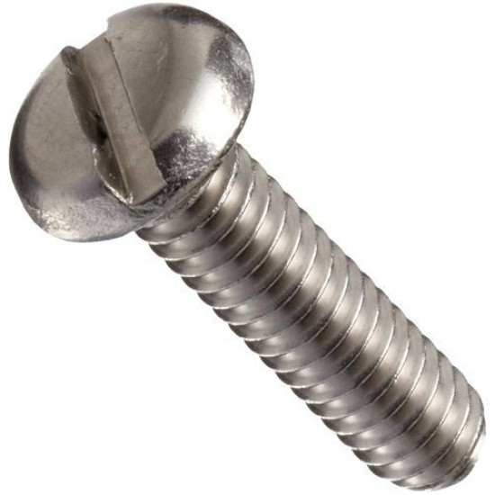 SUS Slotted Pan Head Machine Screw 2-56 X 7/16", 150pcs/pkt