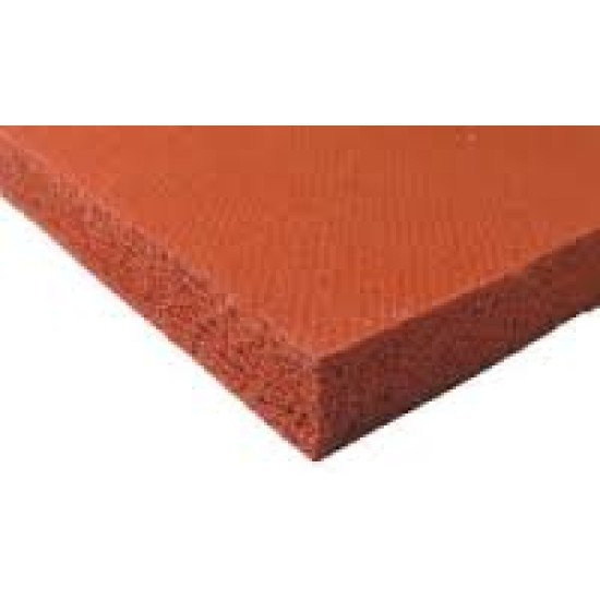 300°C. 6mm X 1mtr X 500mm Silicone Sheet Sponge Type