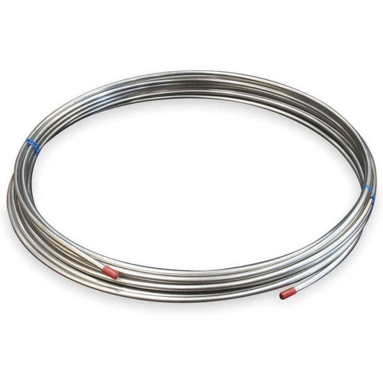 316L Stainless Steel Seamless Tubing, 1/16’’ tube OD x 0.014’’ tube wall x 6mtr