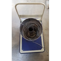 SUS wire rope 5/16" X 110mtr ,2pcs SUS Wire Rope Clip ,Complete with Loading 150kg Hand Truck Wire Drum Set
