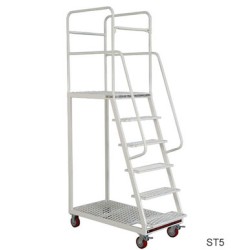 6 Step ,Platform Ladder Trolleys , Heavy Duty