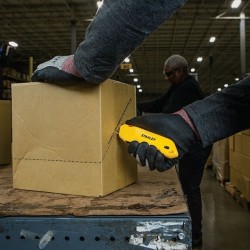 Safety Knife with Straight Blade, Retractable