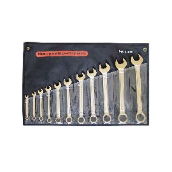 1/4" -1 1/16" , Stainless Wrench,Combination Set inch sizes, 14pcs