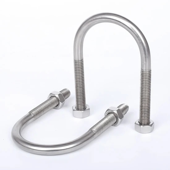 SUS U bolt ¼’’(6.35mm) X 3/8" , ID 21mm X height 39mm 