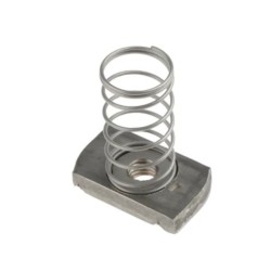 SS316 Spring Nut 10 (Ã˜) FOR S/STEEL Unistrut Channel Strut