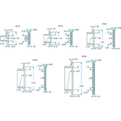 SUS BLANK FLANGES STAINLESS STEEL,KF16
