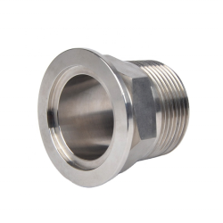 KF/NW/ISO25 , OD Flange 40mm  X 1 1/2" Male Thread X Length 30mm,Total Length 60mm