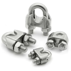 M4 WIRE ROPE GRIPS S/STEEL