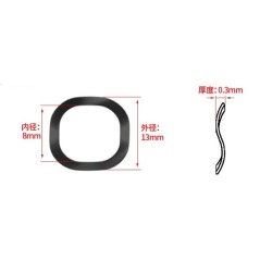 Carbon Steel Spring Elastic Washer Bearing Wave Washe ,M8X 13mm X 0.3mm, 200pcs