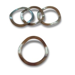 Carbon Steel Spring Elastic Washer Bearing Wave Washe ,M8X 13mm X 0.3mm, 200pcs