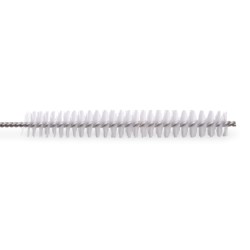 Twisted wire brush, total length: 10” x brush length: 60mm x Brush body OD: 8mm, Brush material: nylon 0.35mm,10pcs/pkt