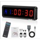 24 hour Interval Timer Count Down/Up Clock 1.5" LED Gym Timer Stopwatch with Remote