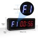 24 hour Interval Timer Count Down/Up Clock 1.5" LED Gym Timer Stopwatch with Remote