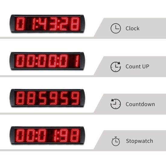 5 inch Digits LED Timer Clock Running Events Equipment - 690MM X 160MM X 40MM Count down system