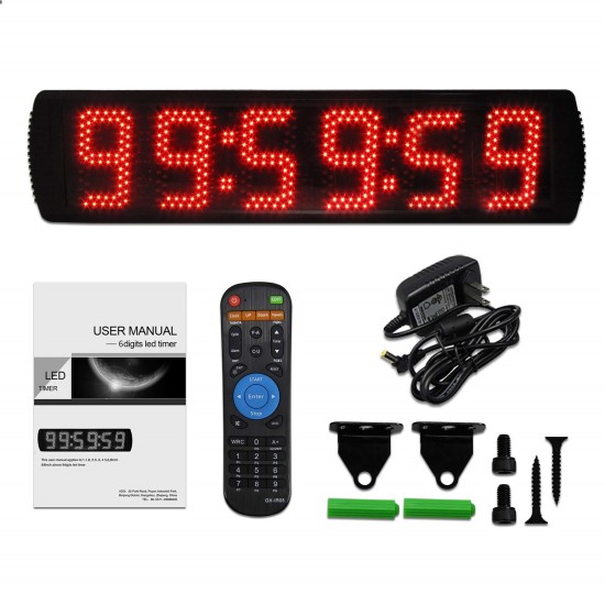 5 inch Digits LED Timer Clock Running Events Equipment - 690MM X 160MM X 40MM Count down system