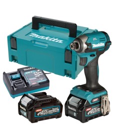 Cordless Impact Driver, 40V, Hex. Shank 1/4″, 0-3700rpm, 220Nm, 1.7kg ,2.0ah Battery