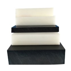 TEFLON,BLACK COLOUR FLAR BAR, SIZE: 102MMX26MMX1000MM