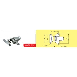 Total Length 28.5mm , SUS Toggle Clamp ,Link Clamp