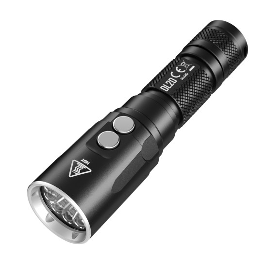 DL20 ,1000 Lumens ,Max Beam Distance 223 m ,with Charger ETTLLEDNLR12CI ,Battery ETTLLEDNLR12B