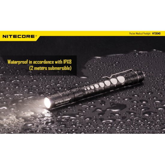 MT06MD LED Penlight (180 Lumens) ,Nitecore, Without Battery