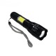 Q003 ,Zoom Type,USB Rechargable Torchlight 