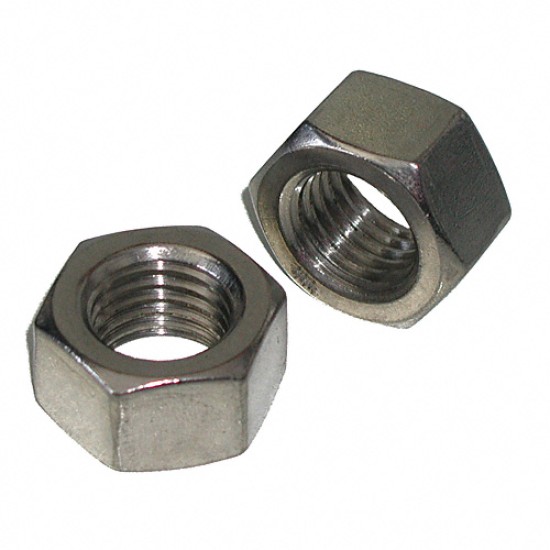 SUS NUT,M10 X 1.5,SS 316,HEX,8MM